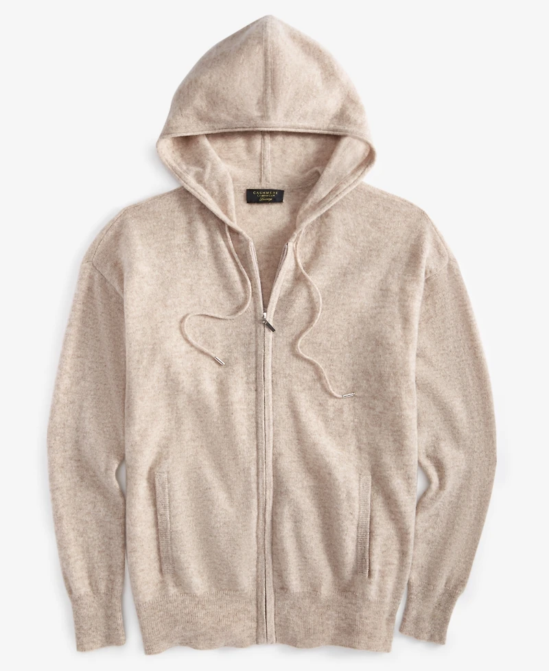 Charter Club Petite 100% Cashmere Zip Hoodie, Created for Macy's