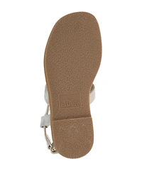 Vince Camuto Big Girl's Fashion Sandal with 3D Cutout Self Butterflies Polyurethane Sandals