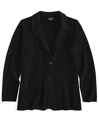 Charter Club Plus 100% Cashmere Blazer, Macy's Exclusive
