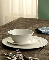 Belleek Pottery Ripple 12 Pc. Dinnerware Set, Service for 4