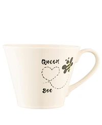 Belleek Pottery Flared Queen Bee Mug