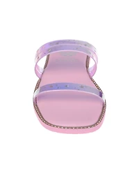 Vince Camuto Big Girl's Fashion Sandal with Star Pvc Straps Sandals