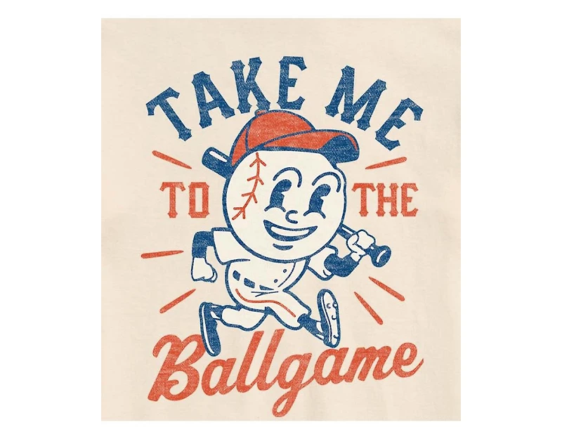 Hybrid Apparel Trendy Juniors BallGame Graphic Tee