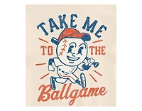 Hybrid Apparel Trendy Juniors BallGame Graphic Tee