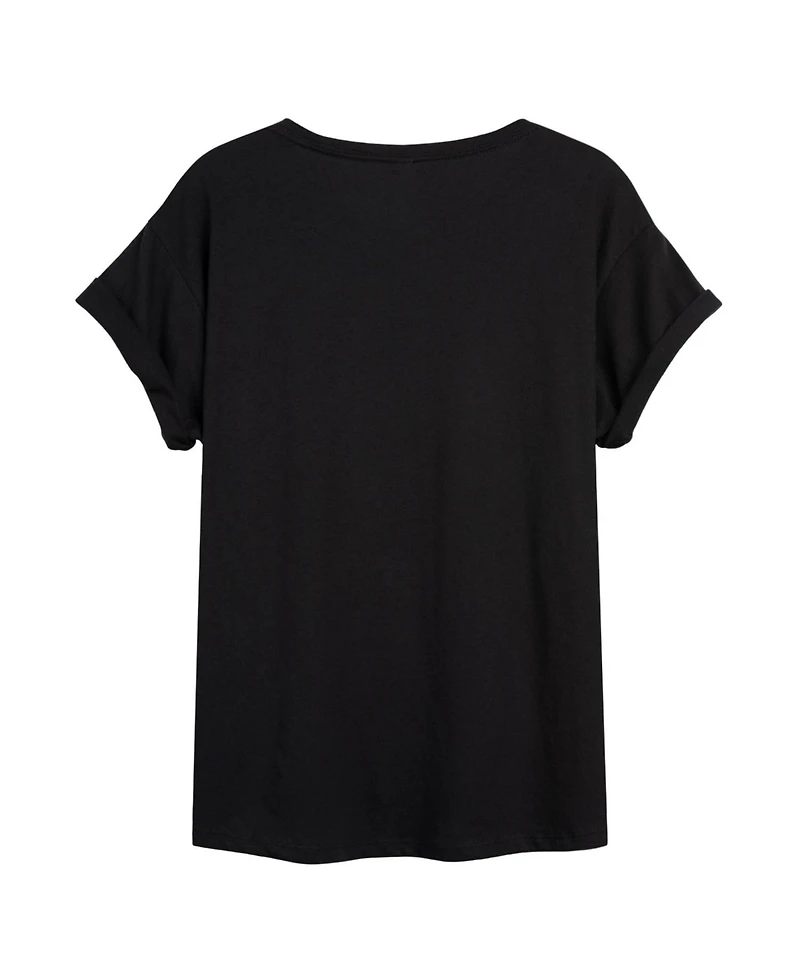 Hybrid Apparel Trendy Juniors Barbie Graphic Oversized Tee