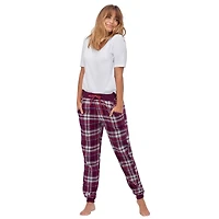 Ellos Plus Size Plaid Flannel Sleep Pants
