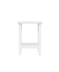 WestinTrends 2-Piece Set Outdoor Adirondack Rocking Chair with Side Table