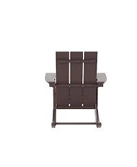 WestinTrends Modern Adirondack Outdoor Rocking Chair