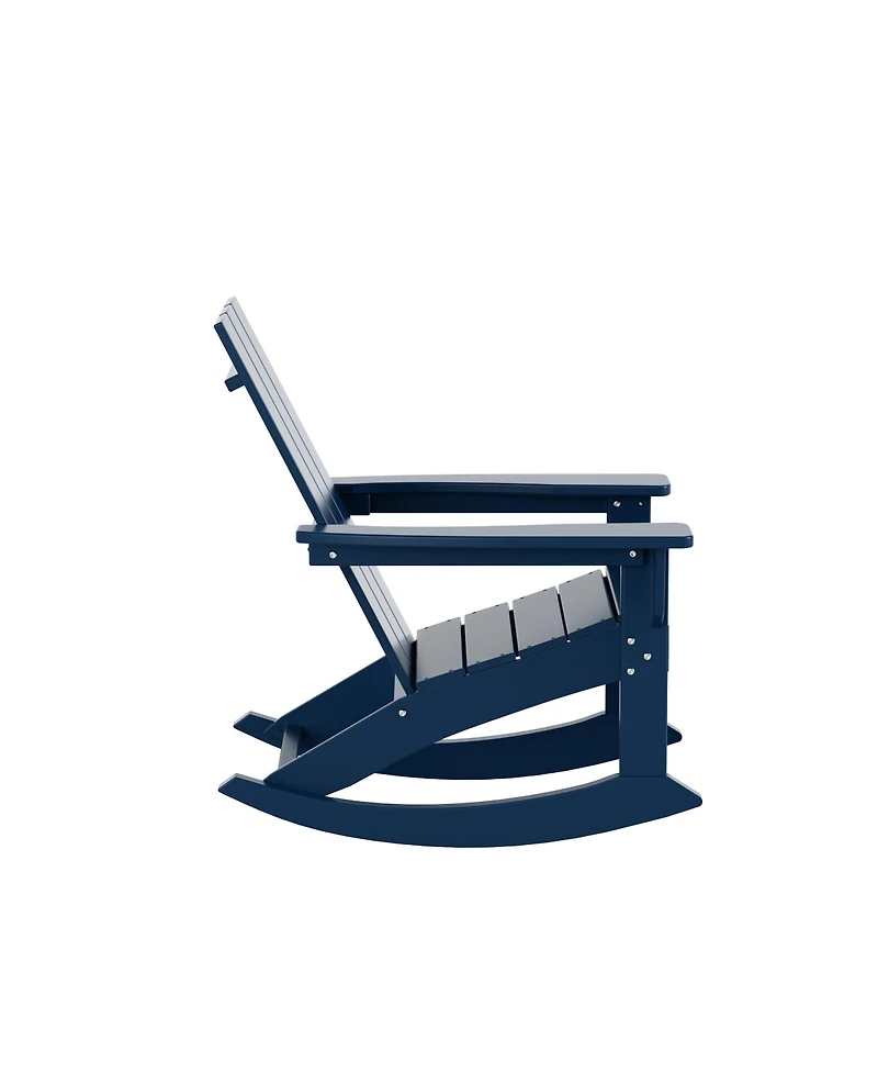 WestinTrends Modern Adirondack Outdoor Rocking Chair (Set of