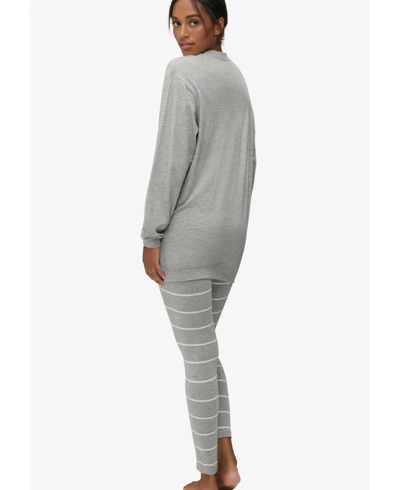 Ellos Plus 2-Piece Tunic & Legging Pj Set