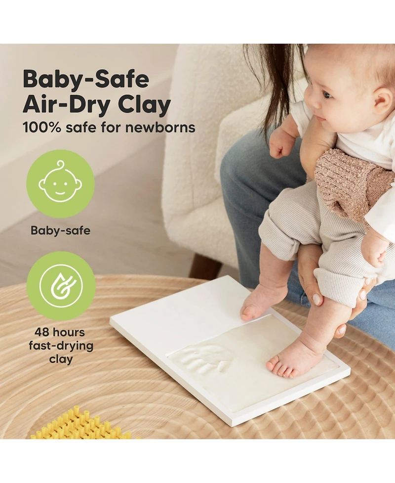 Solo Baby Hand and Footprint Kit, Keepsake Picture Frames, Handprint Newborn Girl, Boy Gifts