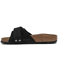 Birkenstock Women's Oita Suede Leather Slide Sandals from Finish Line