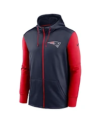 Nike Men's Navy New England Patriots Performance Full-Zip Hoodie