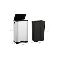Slickblue 12 Gallon Pedal Garbage Can