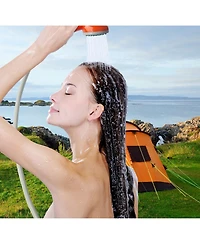 Ivation Portable Outdoor Shower, Battery Powered, Rechargeable & Compact