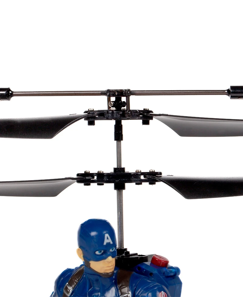 World Tech Toys Marvel Avengers Captain America Flying Figure Ir Helicopter