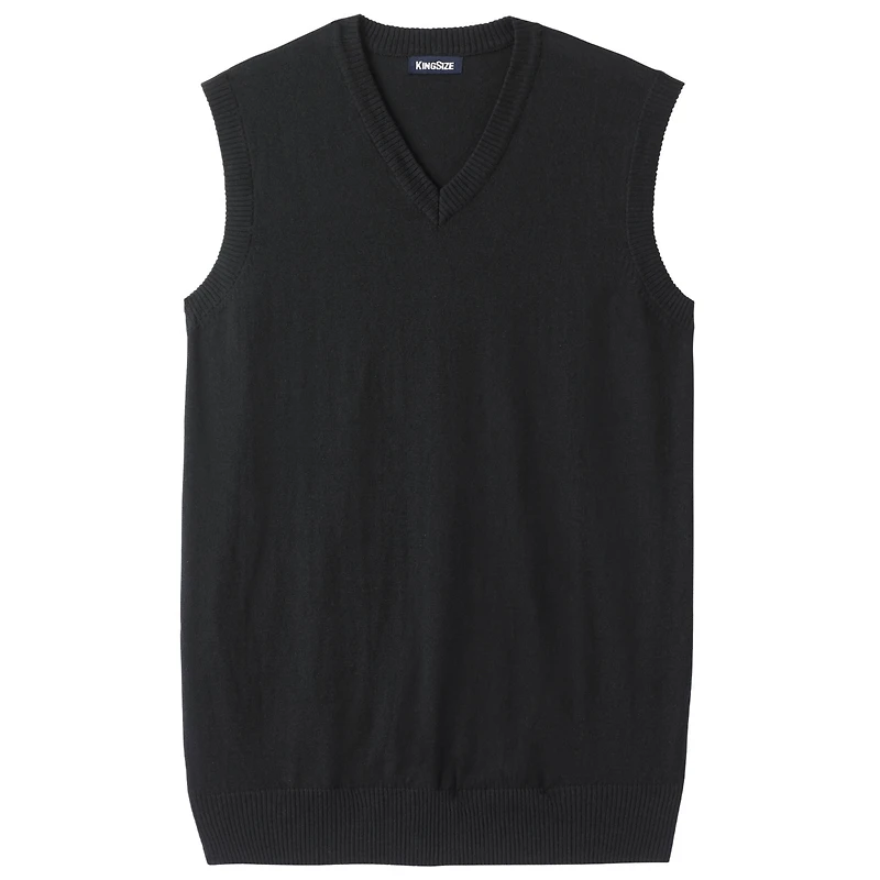 KingSize Big & Tall Lightweight V-Neck Sweater Vest