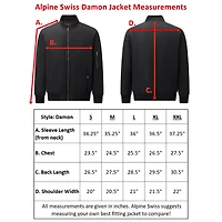 Alpine Swiss Men's Damon Bomber Jacket | Warm Quilted Flight with Pockets – Stylish Windbreaker for Casual & Layering Versatile Outerw