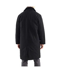 Alpine Swiss Men's Zach Men s Wool Blend Overcoat – Knee-Length Trench Coat, Runs Large for Layering Over Suits or Sweaters