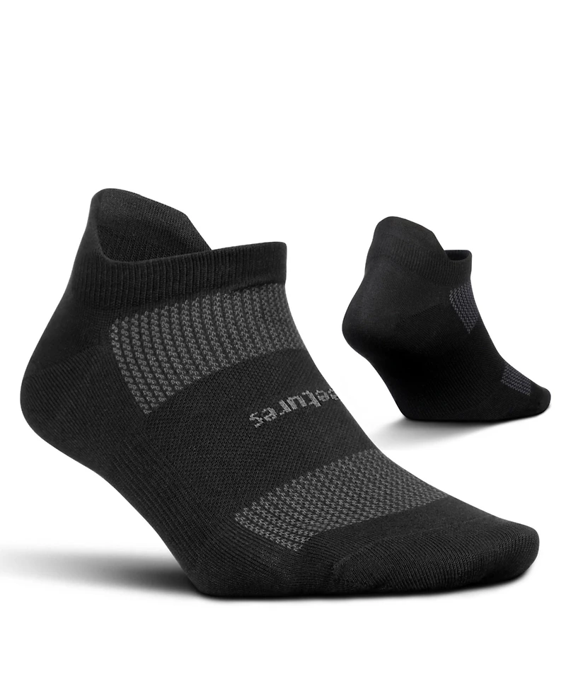 Feetures Men's High Performance Ultra Light Ankle Sock - No Show Socks for Women & Men with Heel Tab