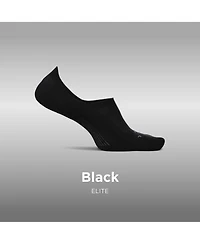 Feetures Men's Elite Light Cushion Invisible - Running Socks for Women and Men Athletic Compression Moisture Wicking