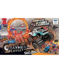 World Tech Toys 54pcs Monster Truck Mayhem Friction Play Set - 2 pack Ford