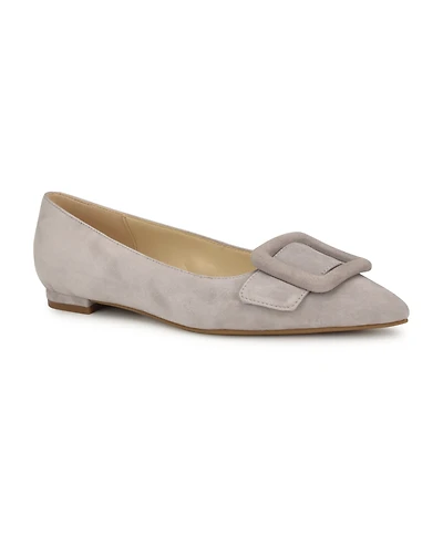 Nine West Women's Jesike Buckle Slip-On Flats