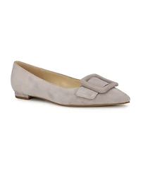 Nine West Women's Jesike Buckle Slip-On Flats
