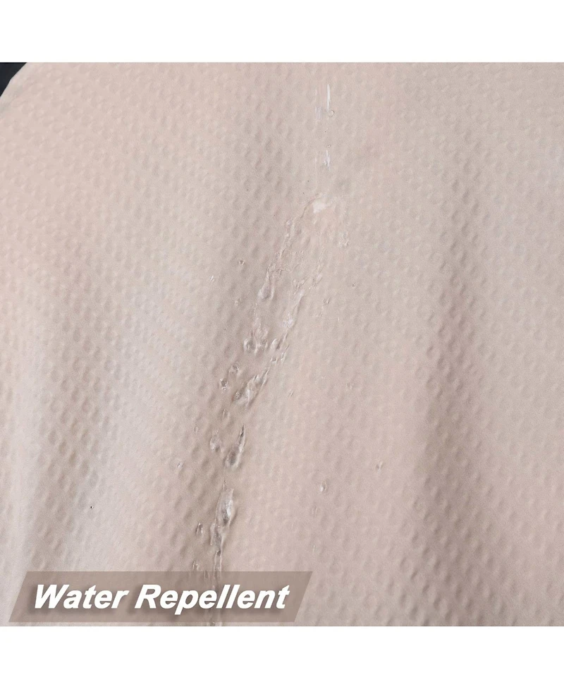 Caromio Soft Embossed Seersucker Microfiber Fabric Shower Curtain or Liner, 72" x 72"