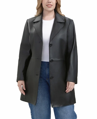 Bgsd Plus Irina Leather Coat