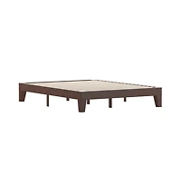 Merrick Lane Eduardo Platform Bed Frame, Solid Wood Platform Bed Frame With Slatted Support