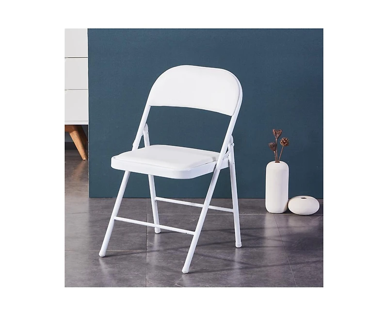 Commercialine Padded Folding Chair,Set of 4