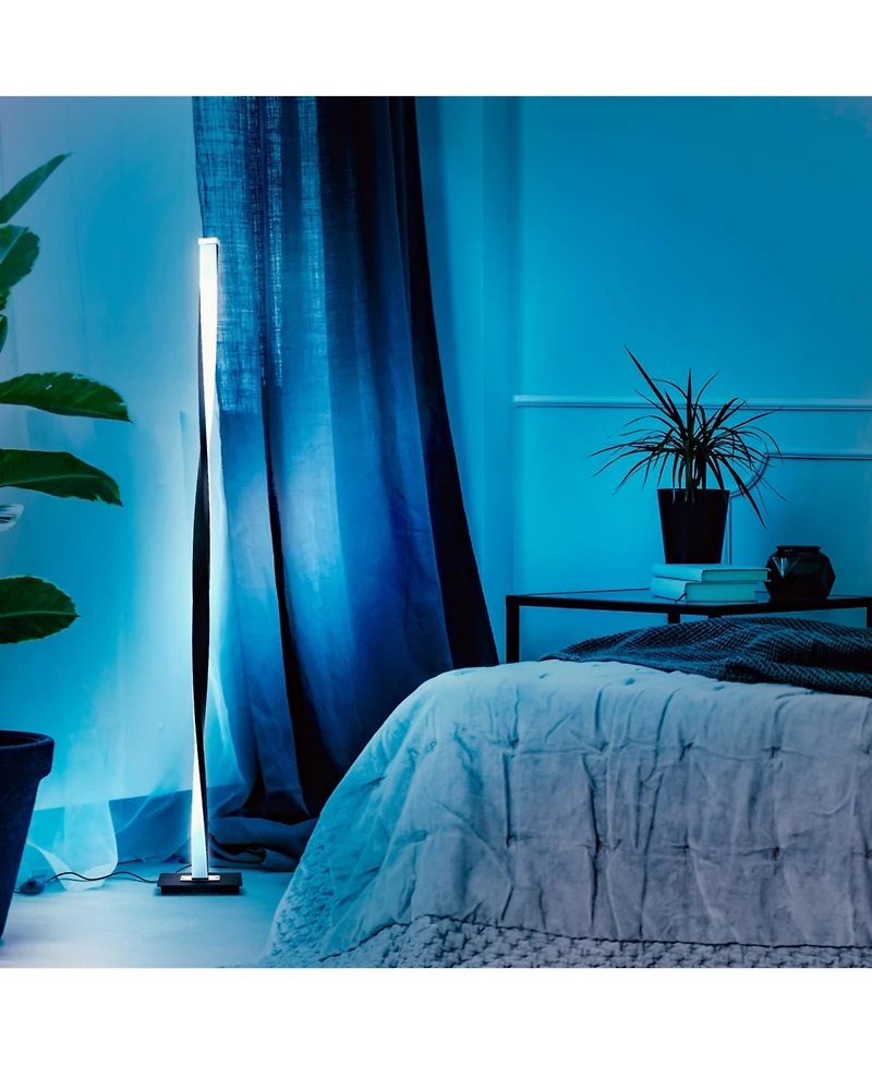 Helix 48" Color Changing Led Column Floor Lamp