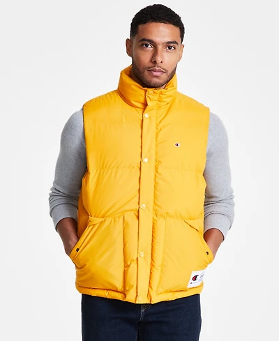 Champion Men's Solid-Color Quilted Puffer Vest