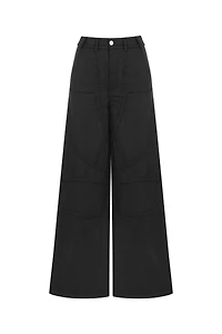 Nocturne Women's Contrast Top Stitching Pants