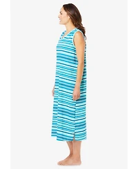Dreams & Co. Women's Long Sleeveless Sleepshirt