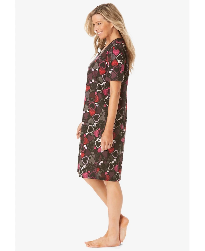 Dreams & Co. Women's Print Sleepshirt