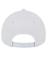 New Era Men's White Cleveland Guardians Tc A-Frame 9FORTY Adjustable Hat