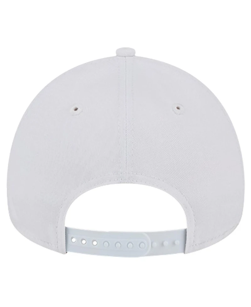 New Era Men's White Atlanta Braves Tc A-Frame 9FORTY Adjustable Hat