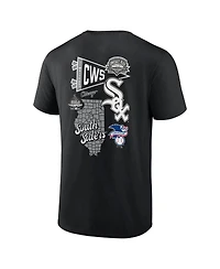 Fanatics Men's Black Chicago White Sox Split Zone T-Shirt