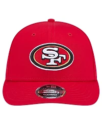 New Era Men's Scarlet San Francisco 49ers Main Low Profile 9FIFTY Snapback Hat