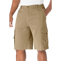 Boulder Creek Big & Tall by KingSize 12" Side Elastic Denim Cargo Shorts