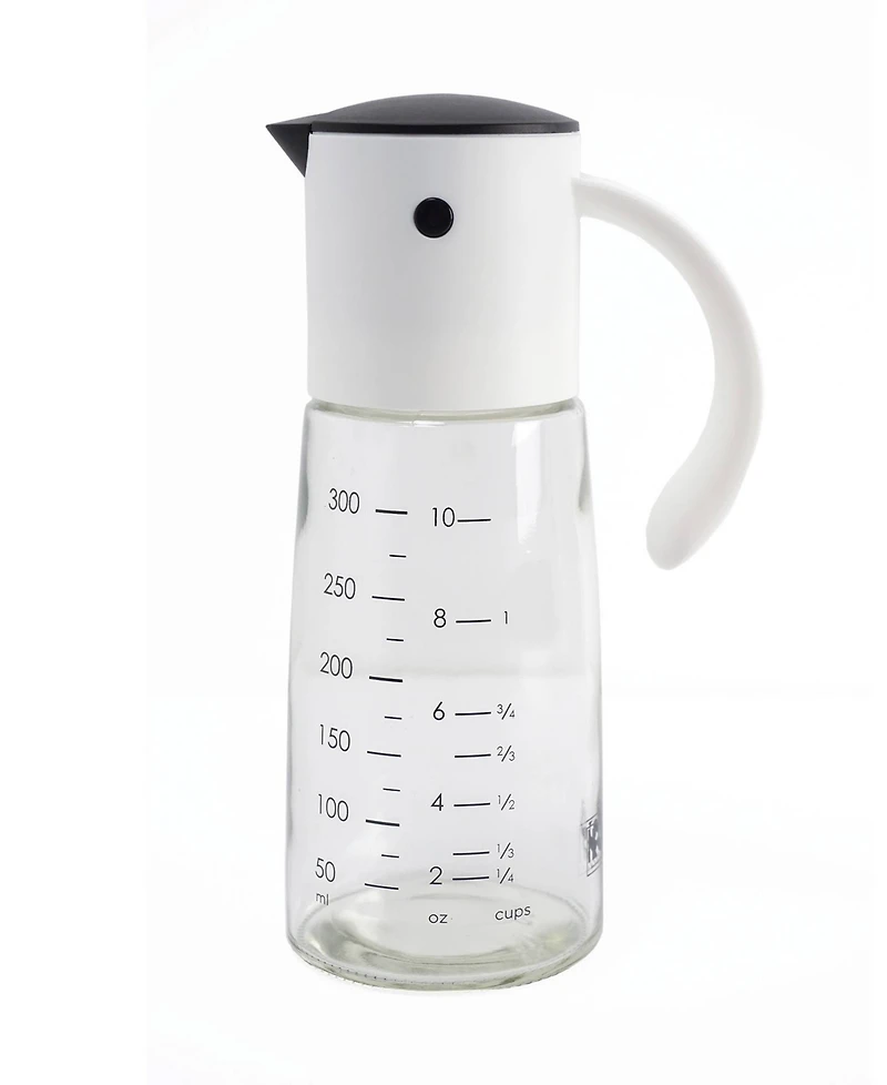 Rsvp International Glass 1.25 Cup and Dressing Dispenser