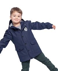Rokka&Rolla Boys Waterproof Rain Coats Rubberized Jackets
