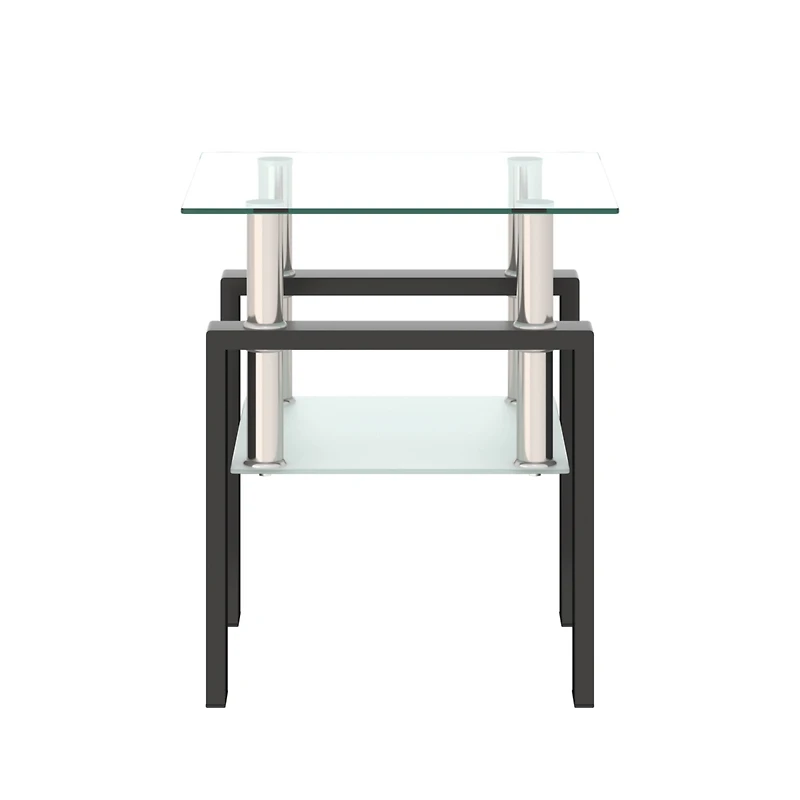 Streamdale Furniture Modern Glass Coffee Table for Living Room