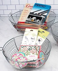 Rsvp International Woven Wire 3 Tier Chrome Hanging Basket