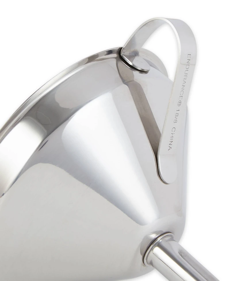 Rsvp International Endurance Stainless Steel 4" x 5" x 4.25" Deluxe Funnel with Removable Filter Set