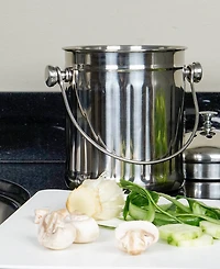 Rsvp International Endurance Stainless Steel 1/2 Gallon Compost Pail