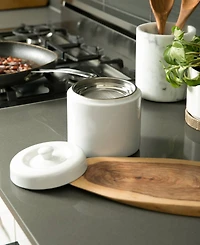 Rsvp International 6 Cup Ceramic White Grease Keeper