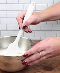 Rsvp International Silicone Coated Steel 11" Ela Series White Spatula